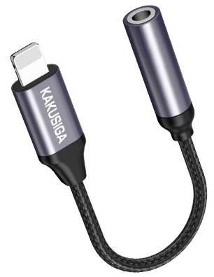 KAKUSIGA KSC-428 2 in 1 short audio converter (Lightning)