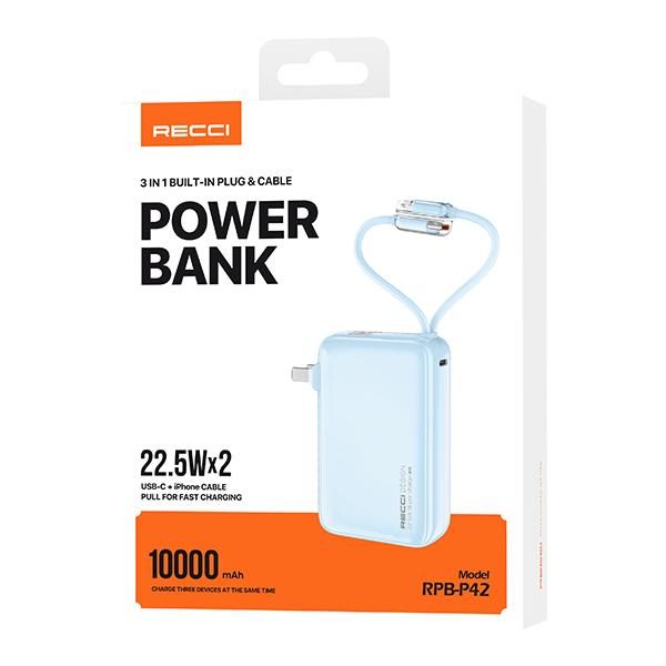 RECCI RPB-P68 Power BANK 22.5W+PD 20W