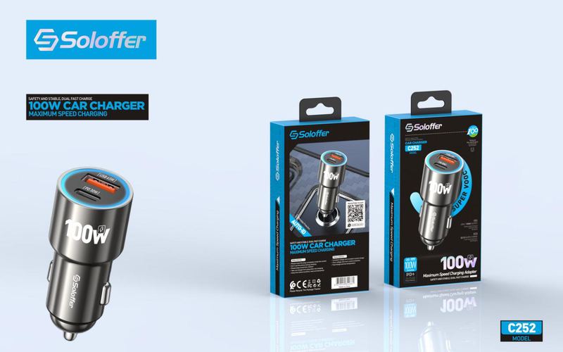 SOLOFFER C252 C-C Car charger