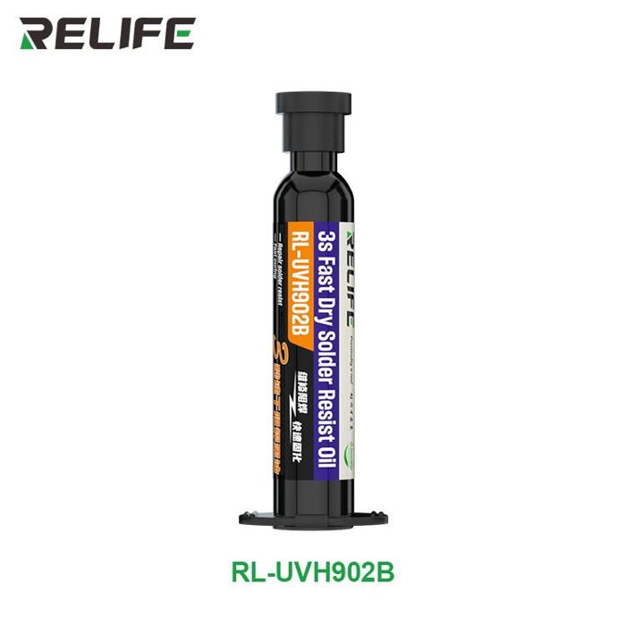 RELIFE RL-UVH902B 3S quick dry solder mask black