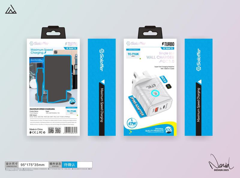 SOLOFFER TC71 C-LIGHTNING Wall charger